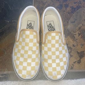 Vans checkered slip-ons